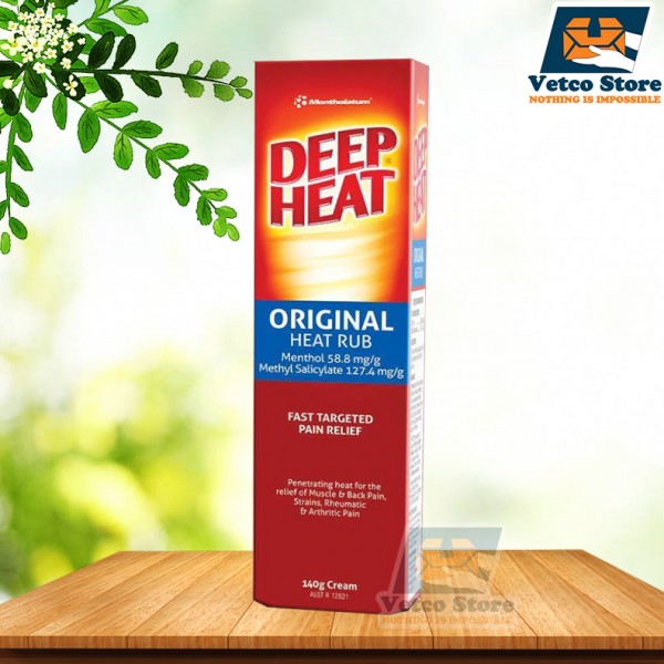 Dầu Xoa Bóp Deep Heat Original Heat Rub 140g